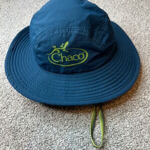 Chaco Sun Hat Bucket Boonie Style Teal Green Lizard Logo Adjustable outdoor‎